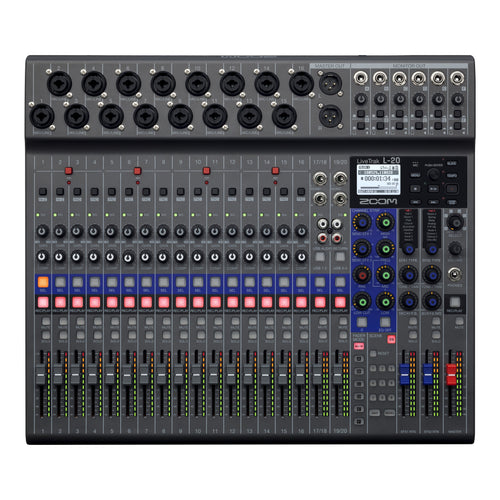 Zoom LiveTrak L-20 - 20-Input Digital Mixer & Multitrack Recorder