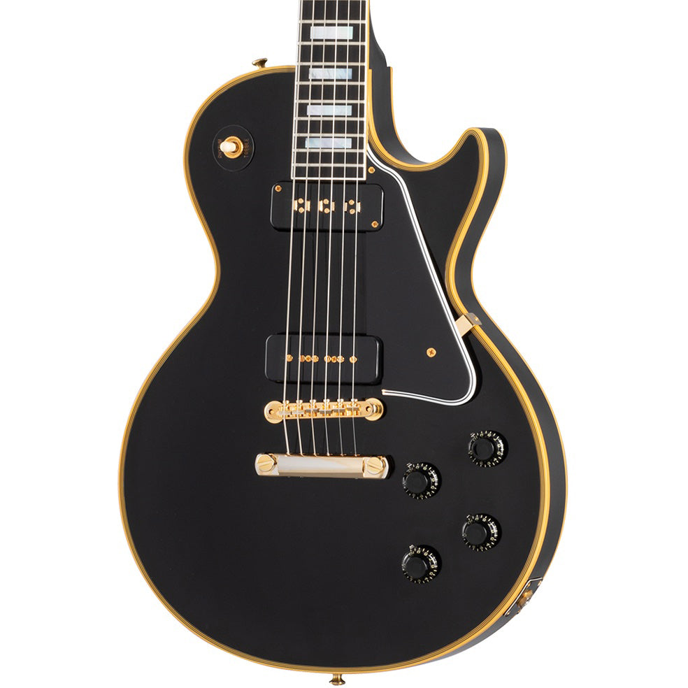 Gibson 1954 Les Paul Custom Reissue VOS Electric Guitar - Ebony