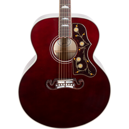 Gibson SJ-200 Standard Acoustic Guitar - Wine Red w/ Case