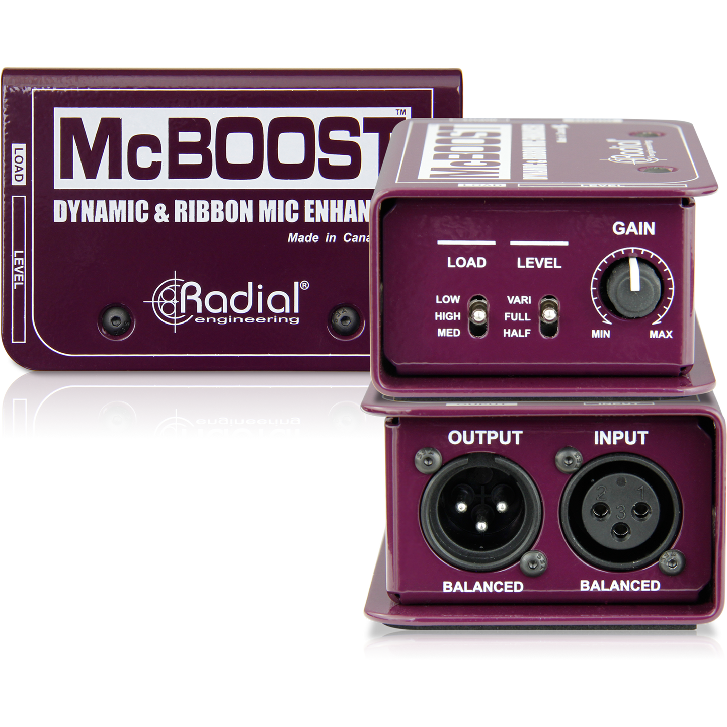 Radial McBoost Microphone Signal Intensifier