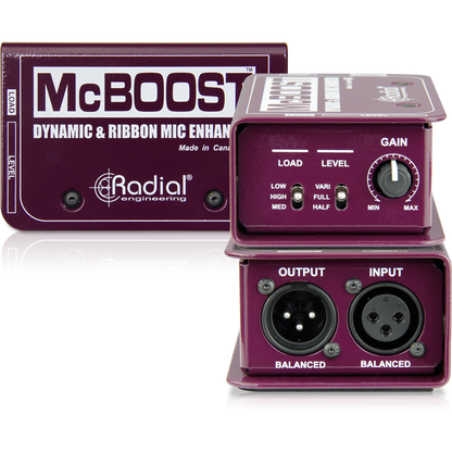 Radial McBoost Microphone Signal Intensifier