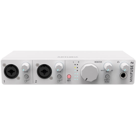 Arturia MiniFuse 2 USB-C Audio Interface - White