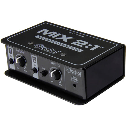 Radial MIX2:1 Two-Channel Stereo to Mono Mixer