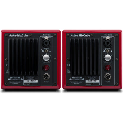 Avantone MixCube Active 10th Anniversary Red Mini Reference Monitors (Pair)