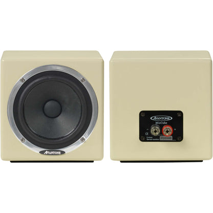 Avantone MixCubes Passive Full-Range Mini Reference Monitors in Butter Creme