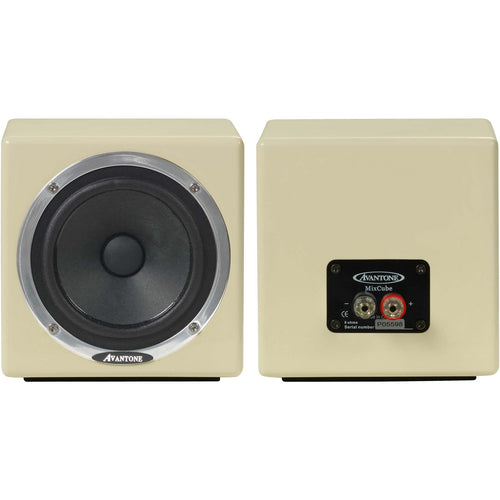 Avantone MixCubes Passive Full-Range Mini Reference Monitors in Butter Creme