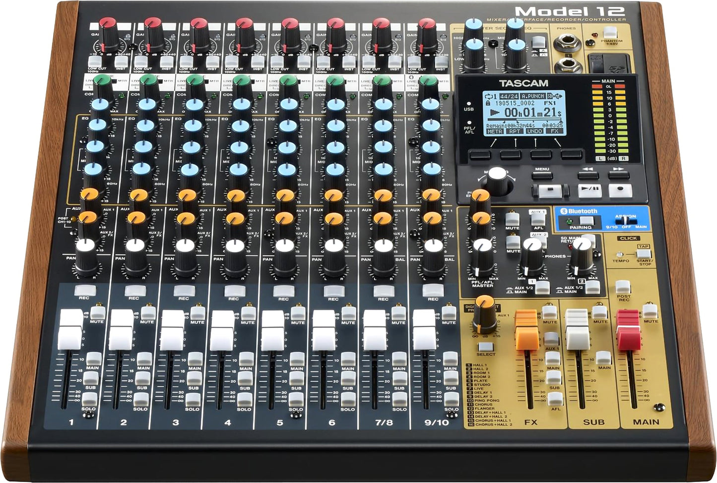 Tascam Model 12 Mixer / Interface / Recorder / Controller