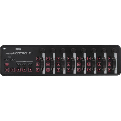 Korg nanoKontrol2 USB MIDI Control Surface, Black