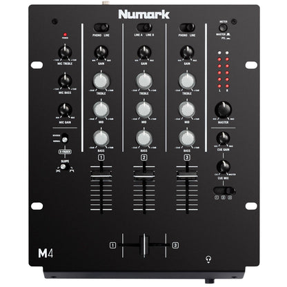 Numark M4 Three-Channel Scratch Mixer (Black)