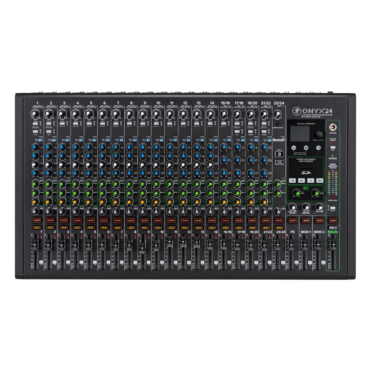 Mackie Onyx24 24-Channel Premium Analog Mixer with Multi-Track USB