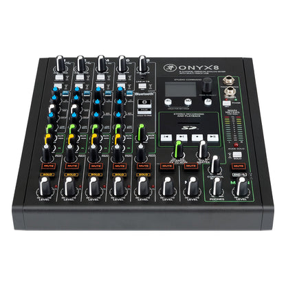 Mackie Onyx8 8-Channel Premium Analog Mixer with Multi-Track USB