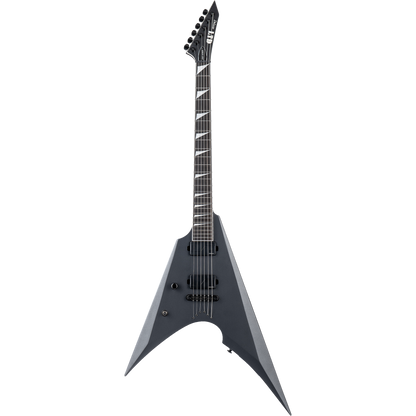 ESP LTD Arrow-1000NT Left Handed Electric Guitar, Charcoal Metallic Satin