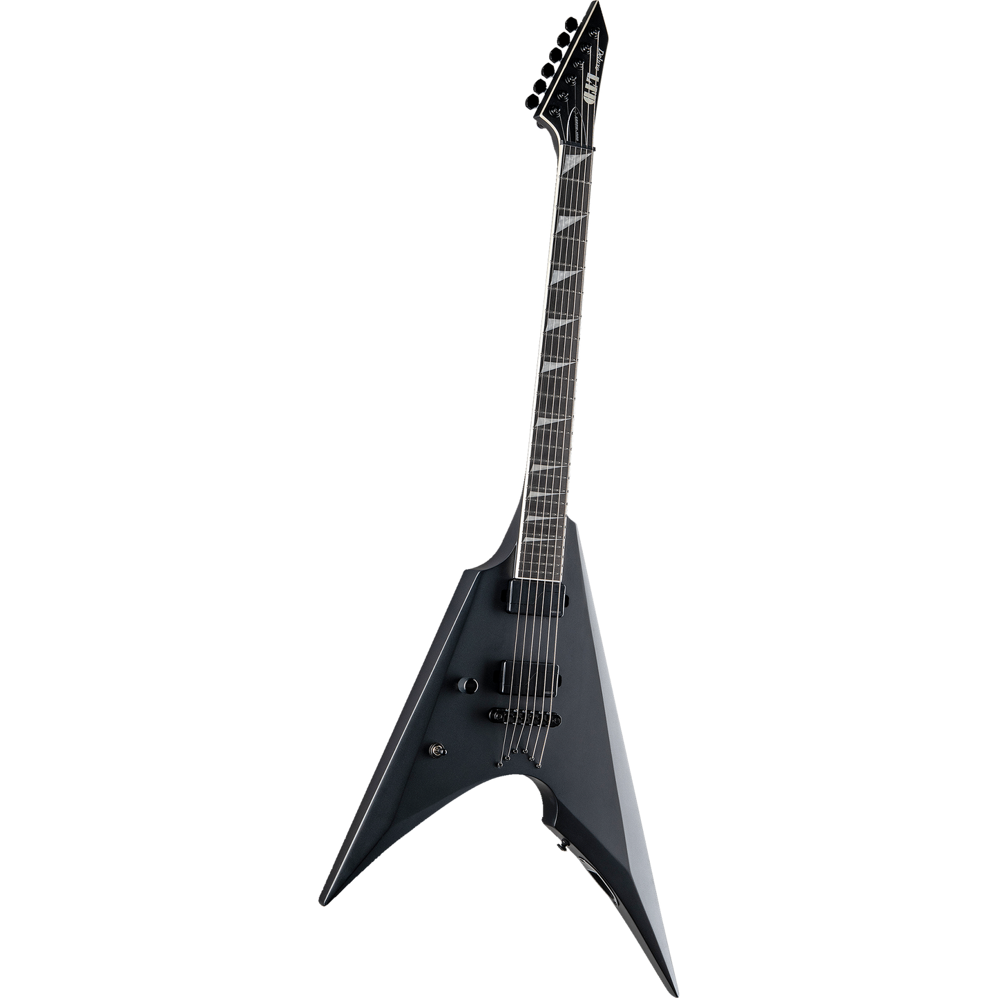 ESP LTD Arrow-1000NT Left Handed Electric Guitar, Charcoal Metallic Satin