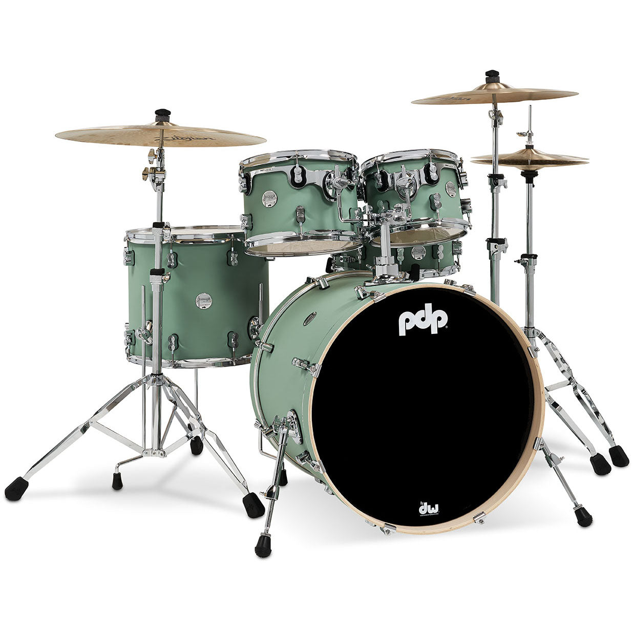 Pacific Drums & Percussion Concept Maple 5-Piece Shell Pack - Satin Seafoam