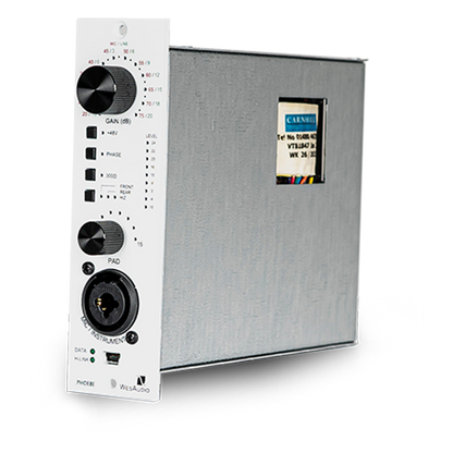 WesAudio Phoebe 500-Series Class A Microphone Preamp with Digital Recall