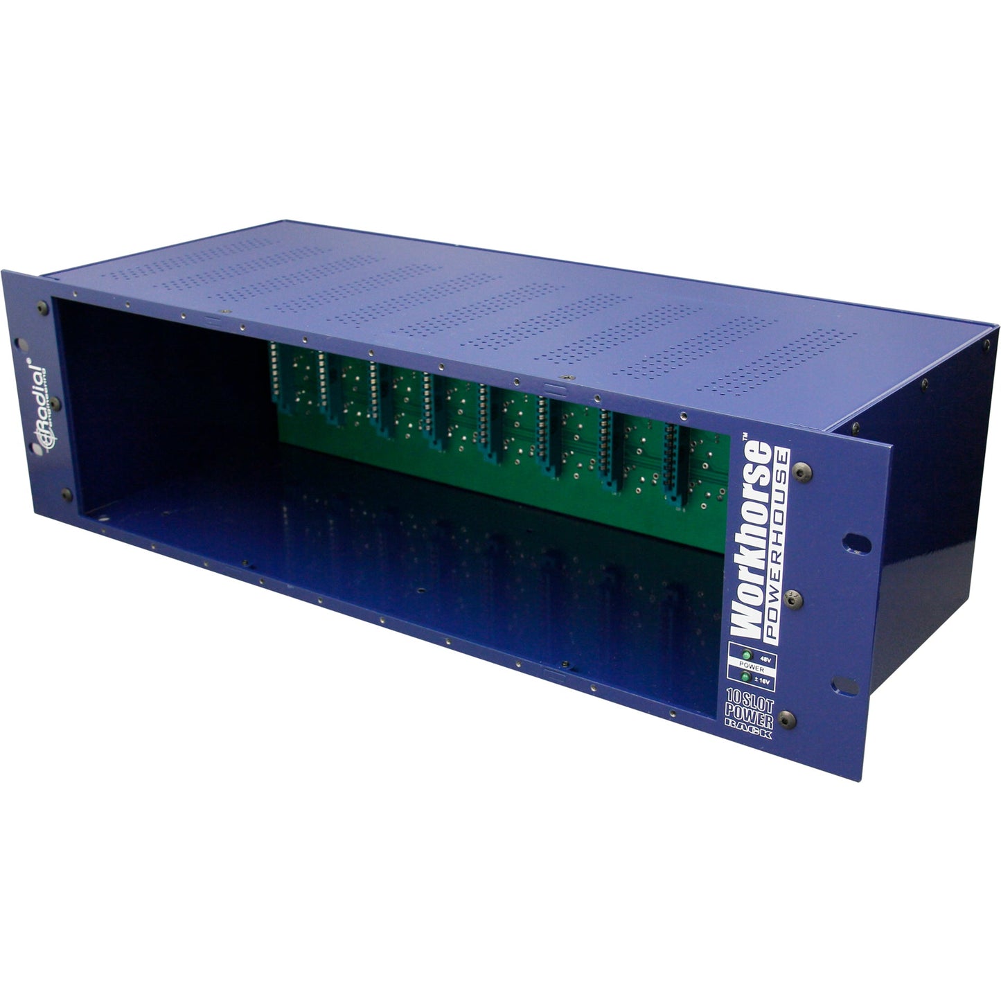 Radial WorkHorse Powerhouse 10 Slot 500-Series Rack