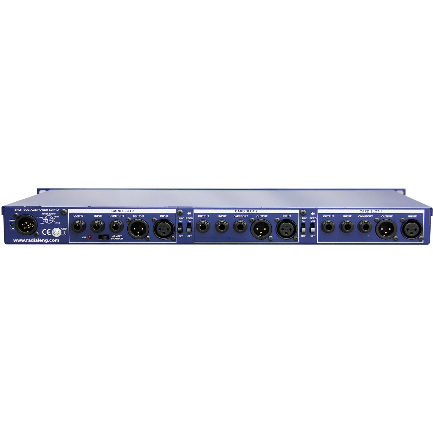 Radial Workhorse PowerStrip 500 Series 3 Slot Power Rack
