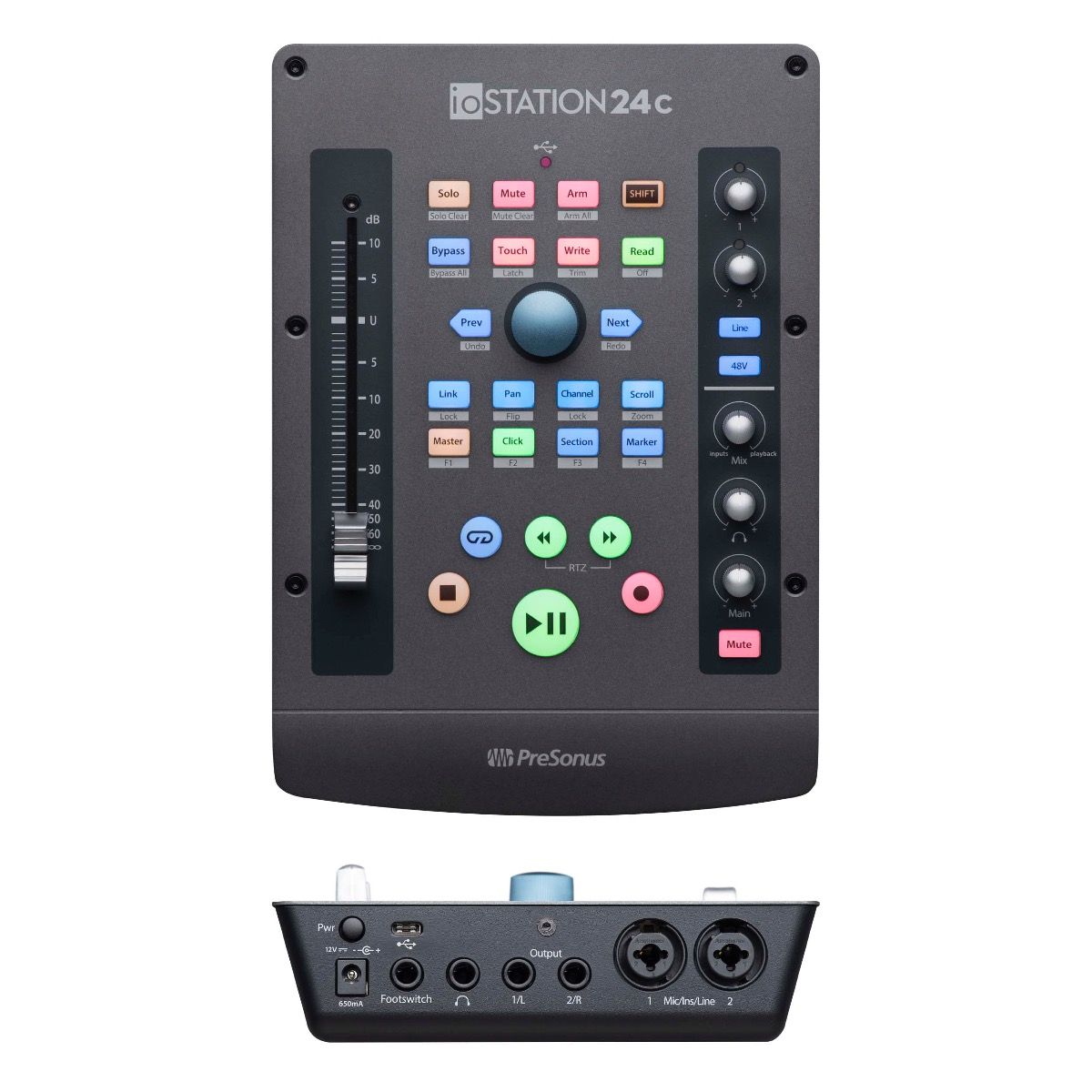 Presonus ioStation 24c 2x2 USB-C Audio Interface and Production Controller