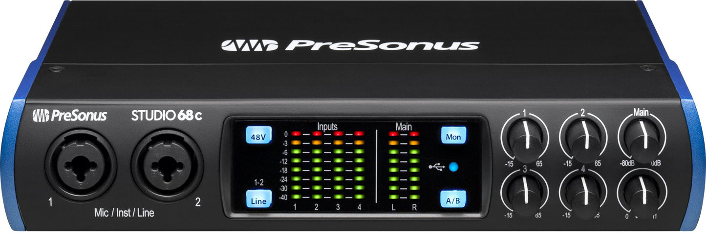 Presonus Studio 68C USB-C Audio/MIDI Interface