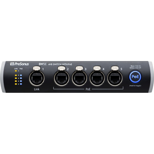 Presonus SW5E 5-port AVB Switch with PoE