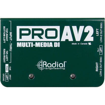 Radial ProAv2 Passive Stereo Multimedia DI