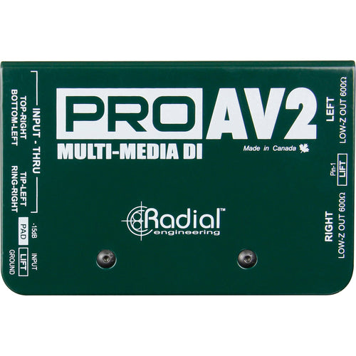 Radial ProAv2 Passive Stereo Multimedia DI
