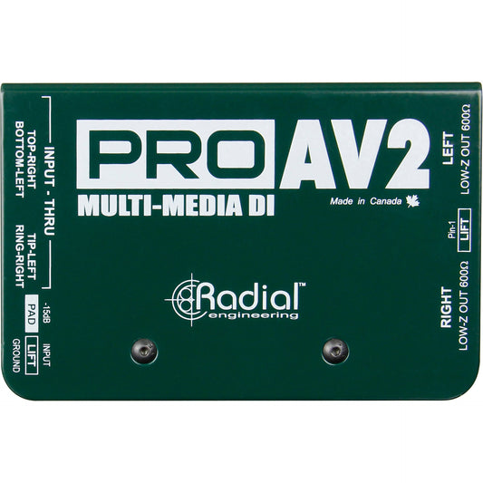 Radial ProAv2 Passive Stereo Multimedia DI