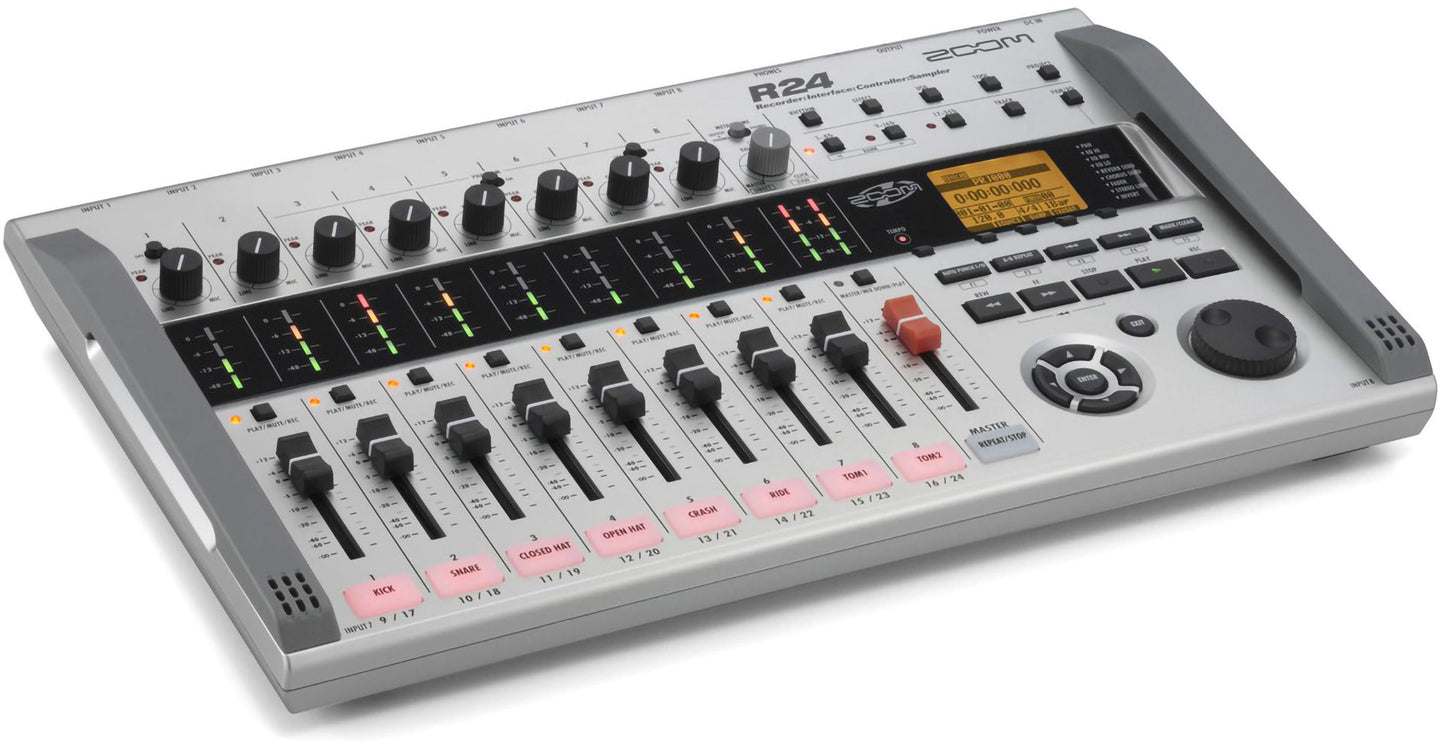 Zoom R24 24-Track Recorder Interface Controller Sampler