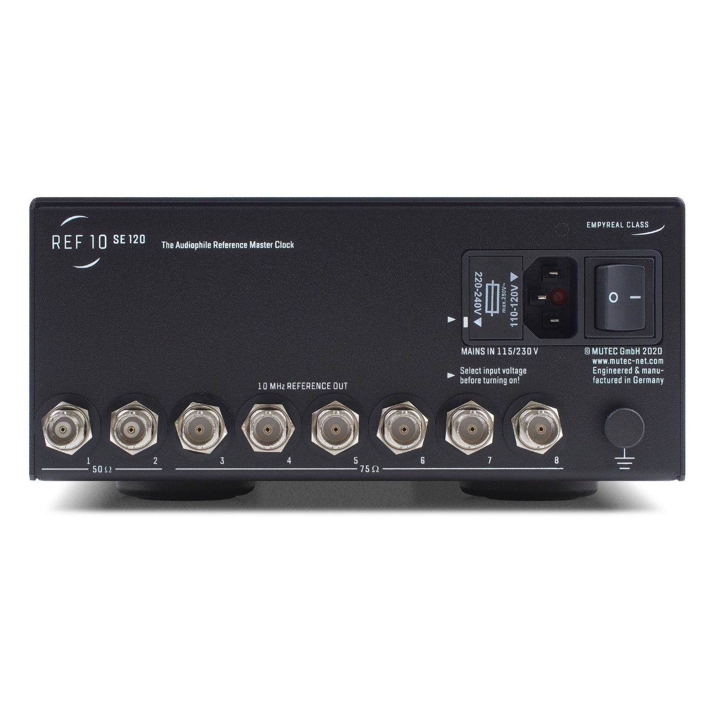 Mutec REF10 SE120 10 MHz Reference Master Clock