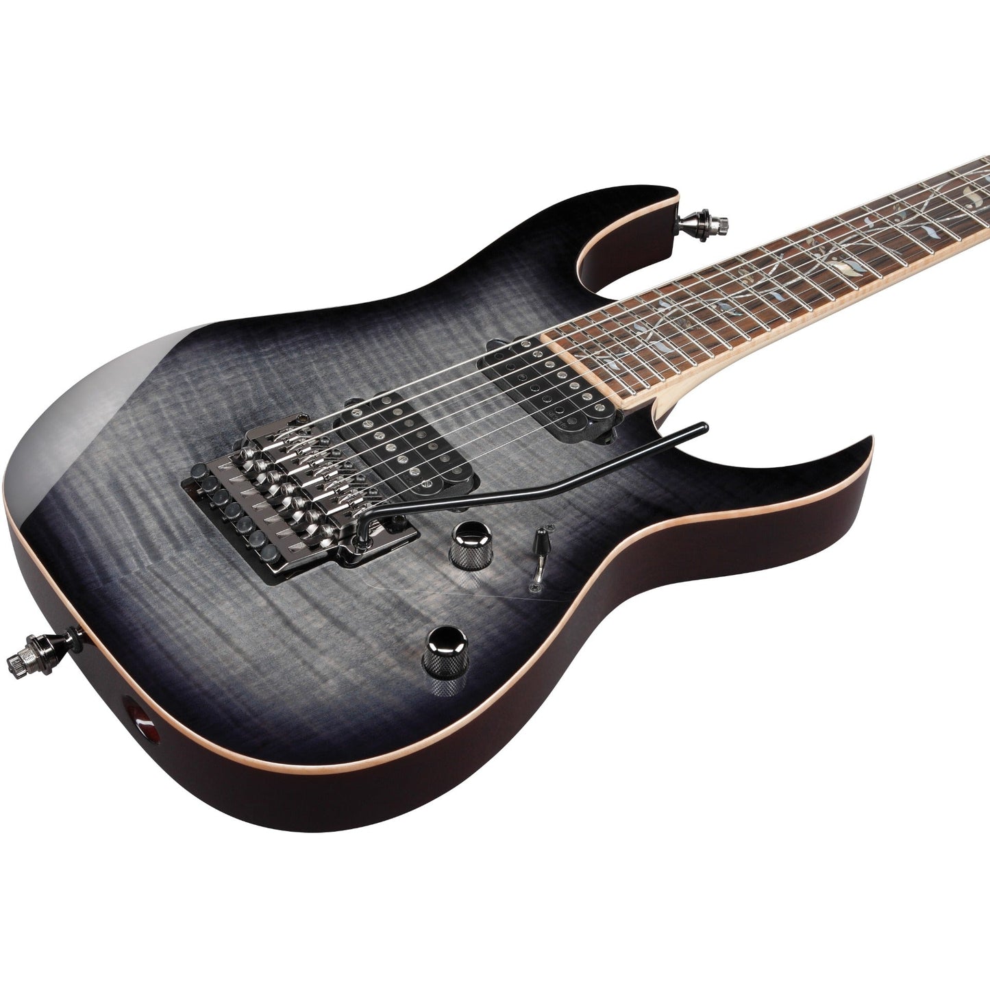 Ibanez RG8527 RG j.custom 7-String Electric Guitar in Black Rutile w/ Case