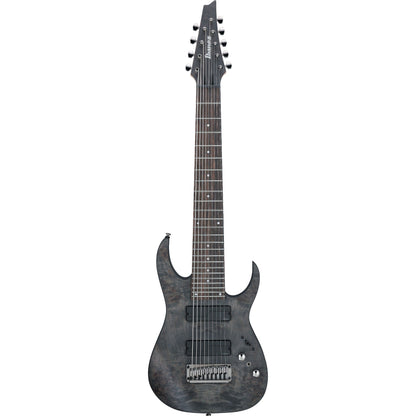 Ibanez RG9PBTGF RG Axe Design Lab 9-String Electric Guitar, Transparent Gray Burst