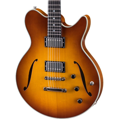 Eastman Romeo Semi Hollow Electric Guitar, Goldburst