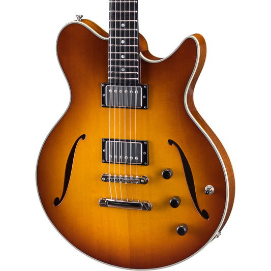 Eastman Romeo Semi Hollow Electric Guitar, Goldburst