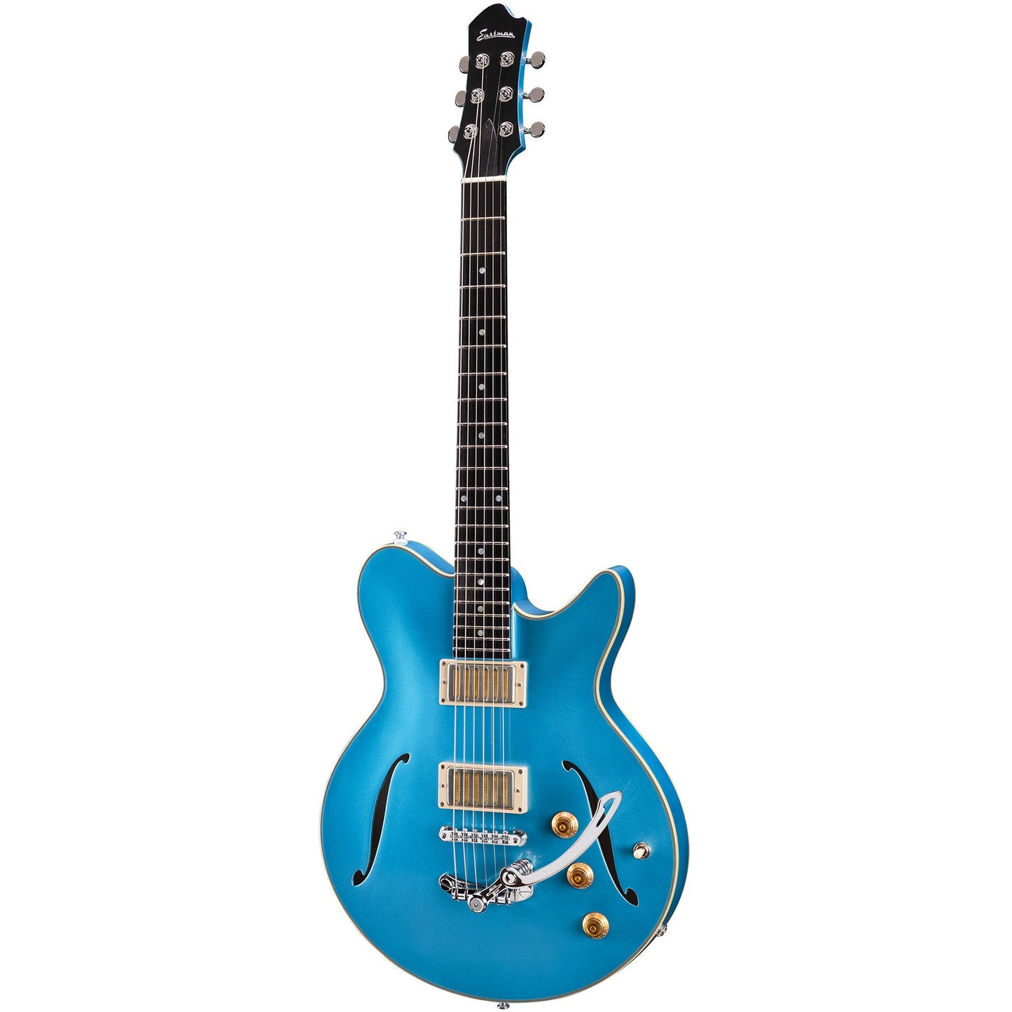 Eastman Romeo LA Thinline Semi-Hollow Electric Guitar - Celestine Blue