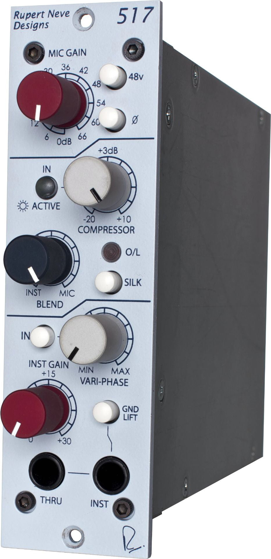 Rupert Neve Designs 517 Mic Preamp/DI/Compressor 500-Series