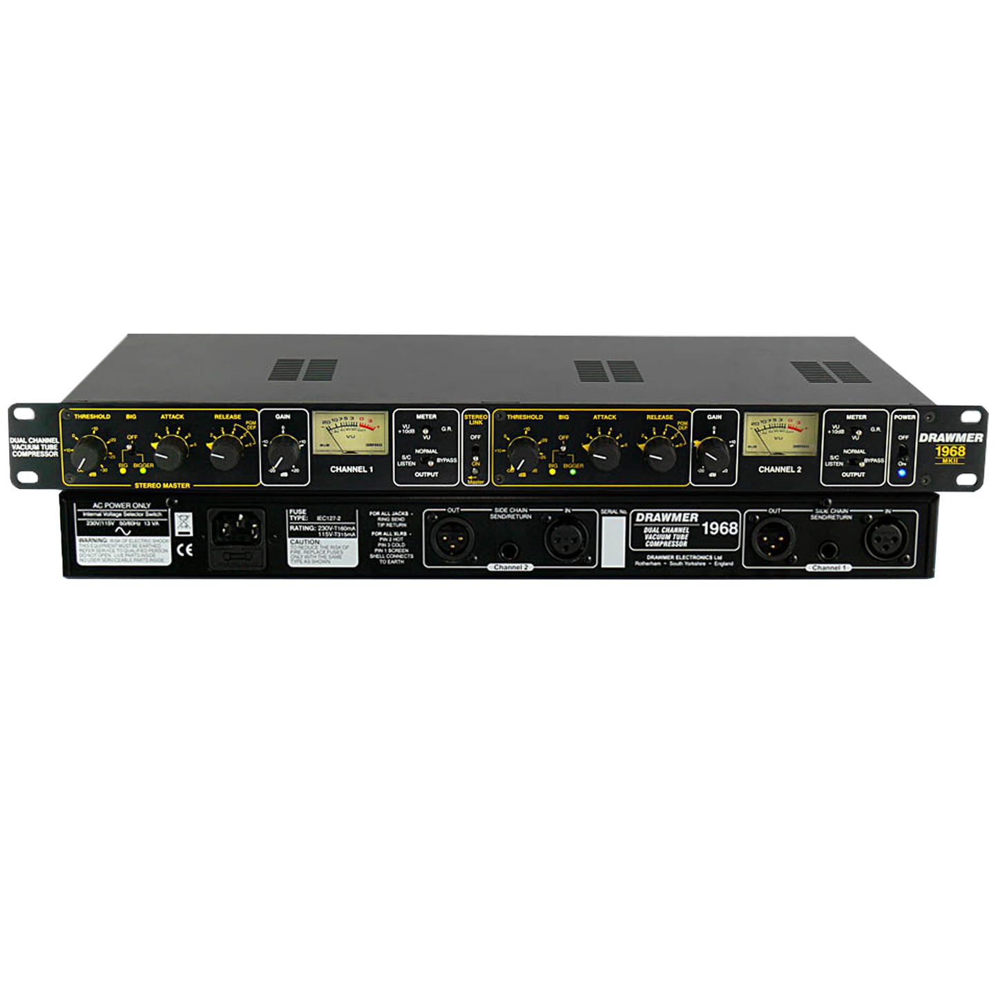 Drawmer 1968 MKII Dual Channel Tube Compressor