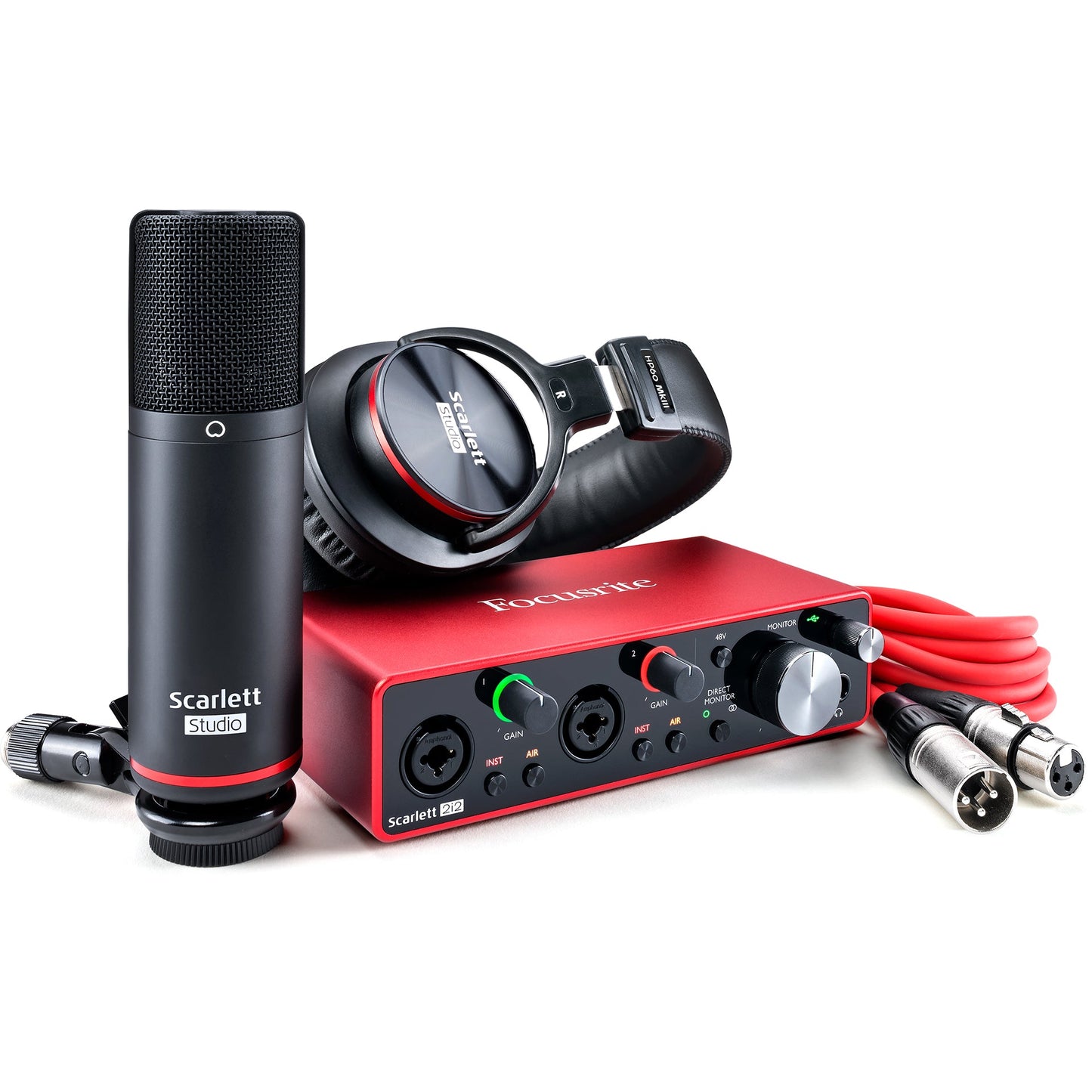 Focusrite Scarlett 2i2 Studio 3rd Gen 2-in, 2-out USB Audio Interface