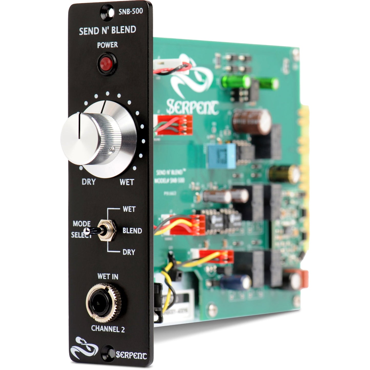 Serpent Audio 500 Series Send N' Blend Mix / Blend Module
