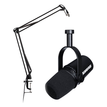 Shure MV7-K MV7 Podcast Microphone - Black