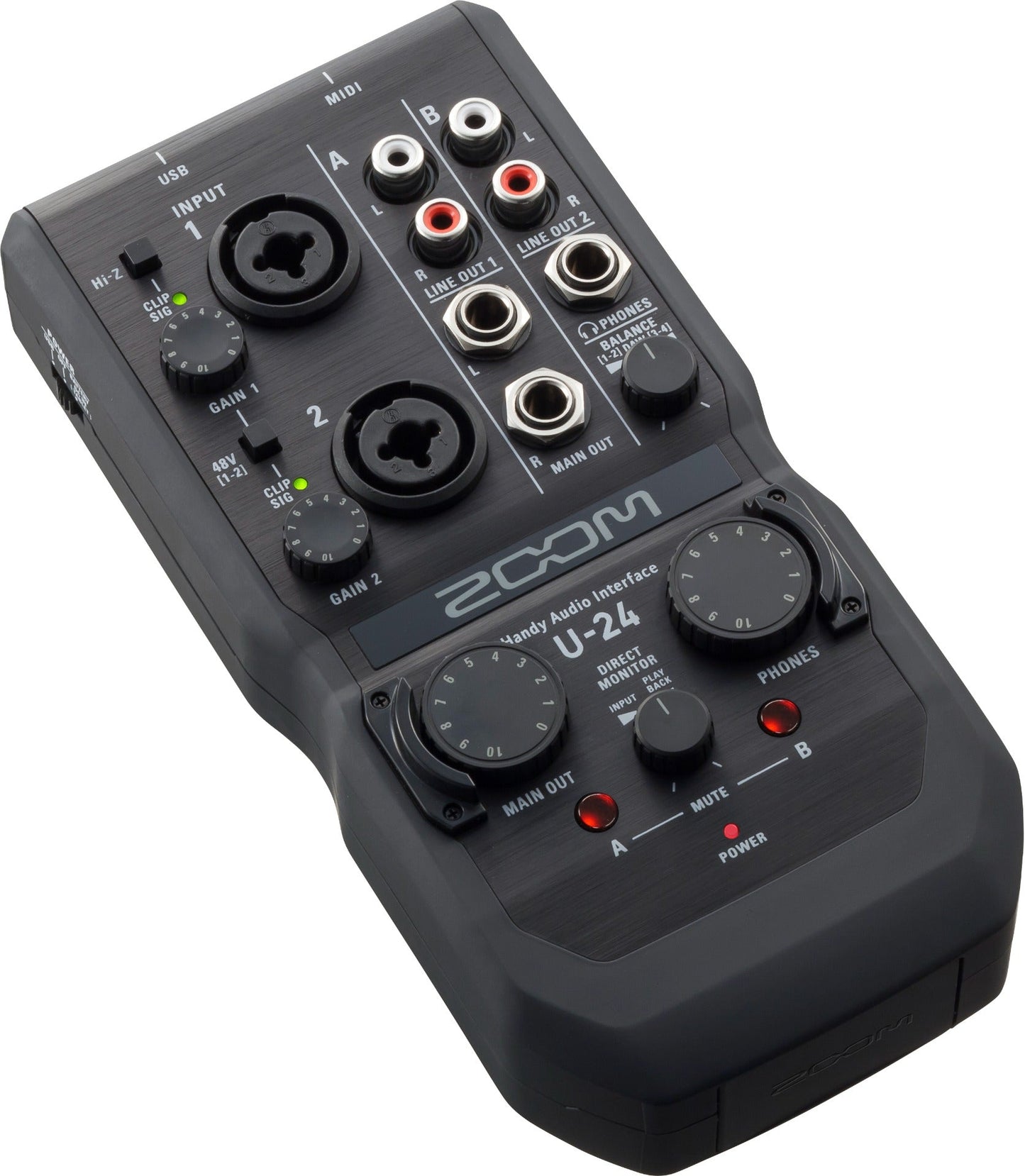 Zoom U-24 Portable USB Handy Audio Interface