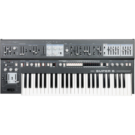 UDO Audio Super 6 Polyphonic Synthesizer - Gray