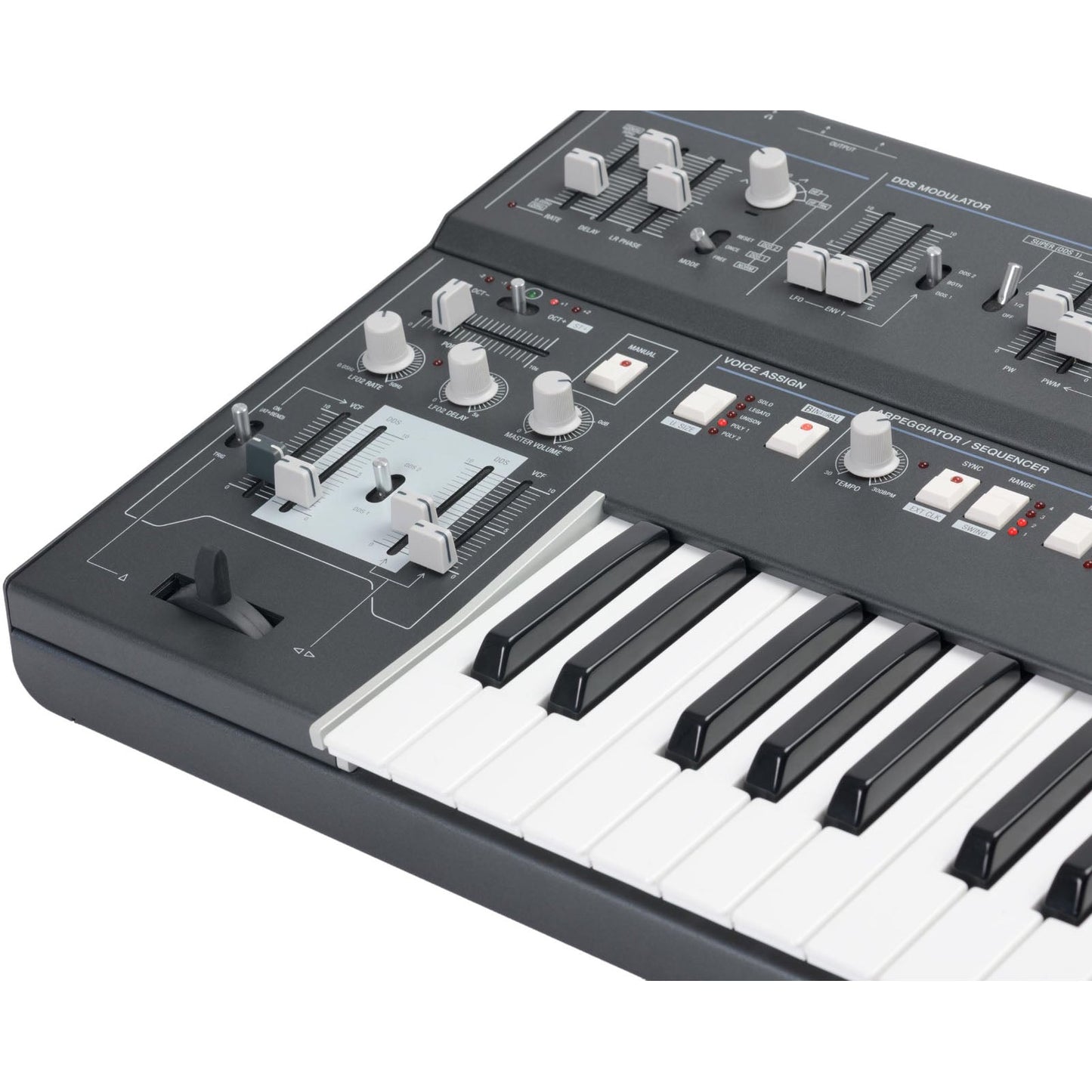 UDO Audio Super 6 Polyphonic Synthesizer - Gray