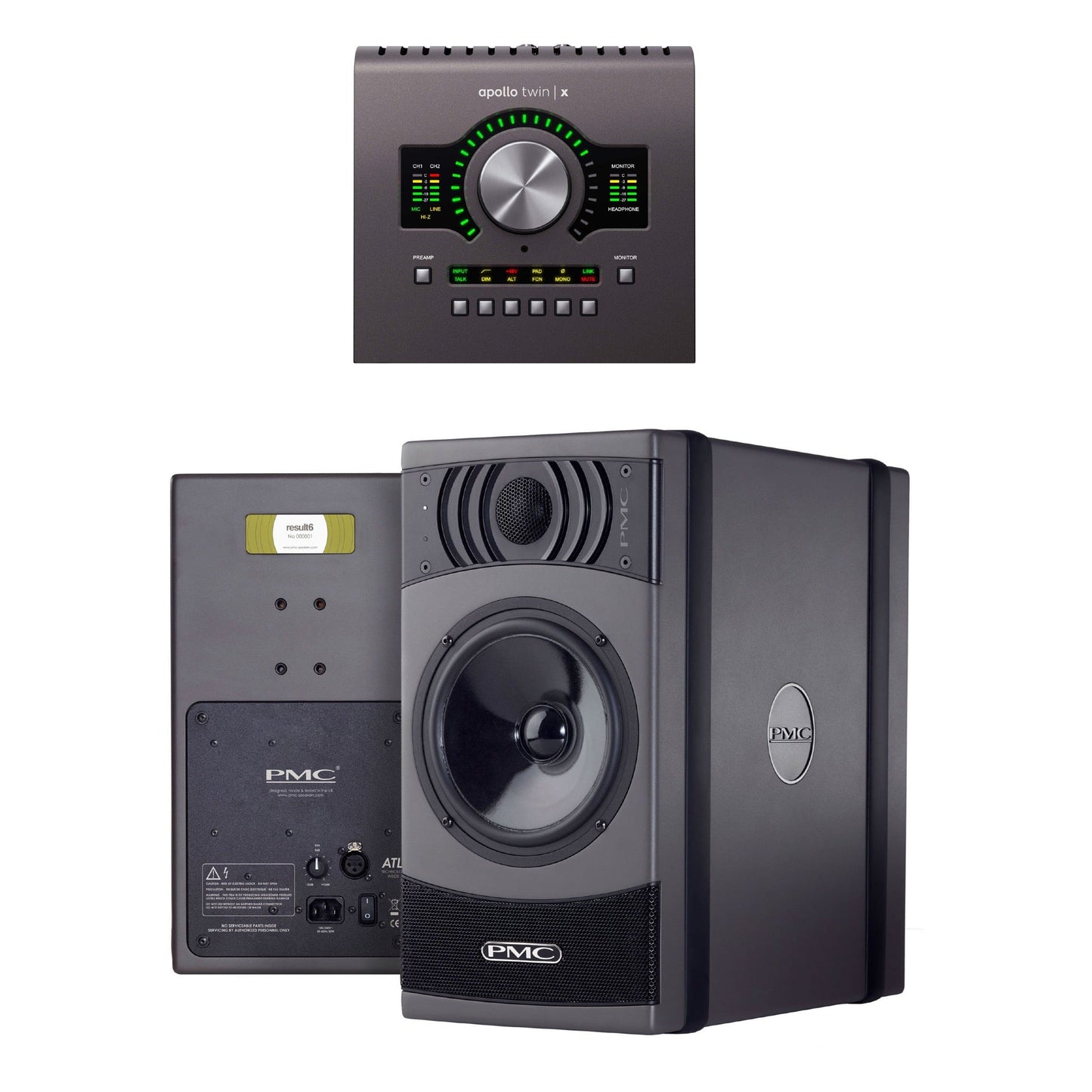 PMC RESULT6 Active Studio Monitors Pair