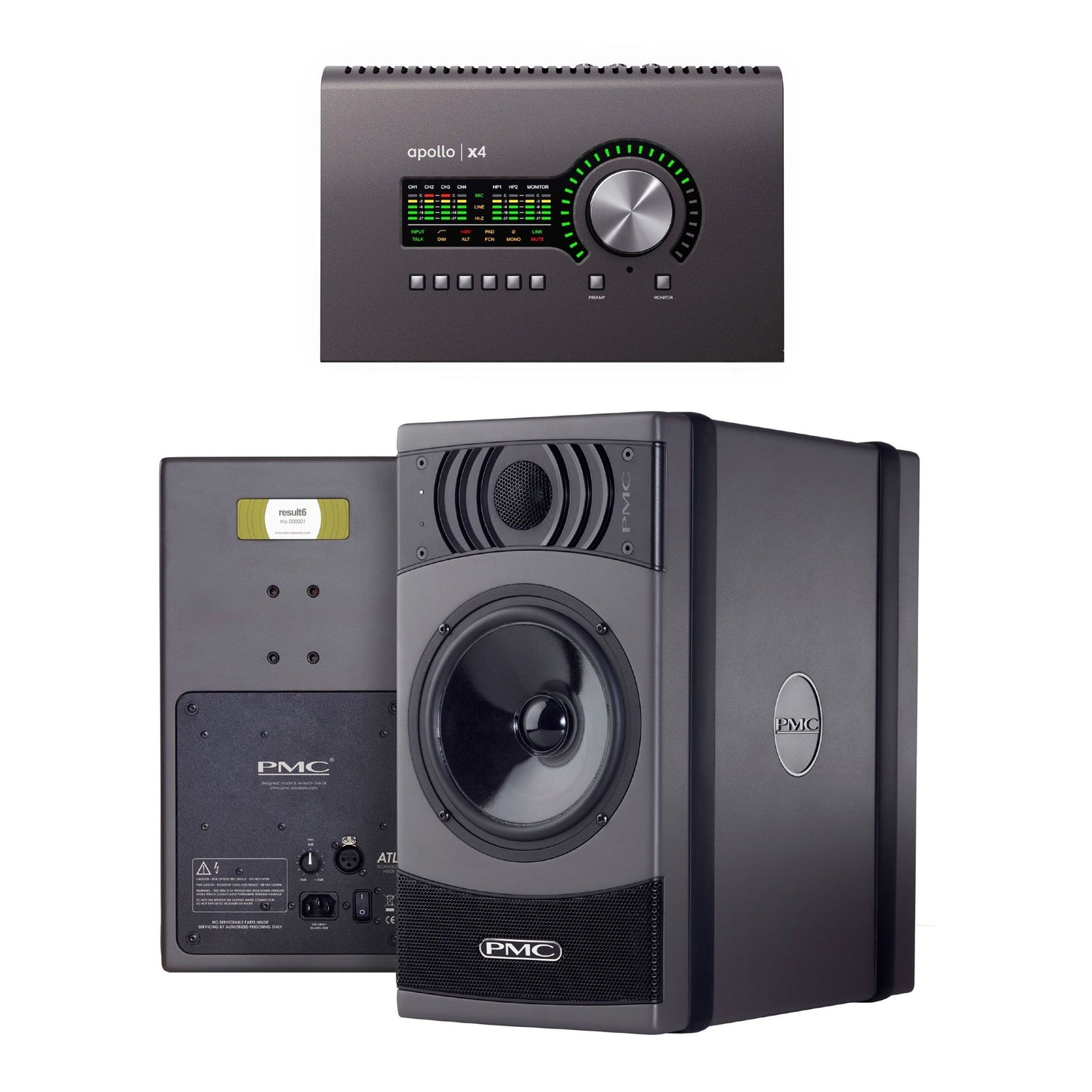 PMC RESULT6 Active Studio Monitors Pair