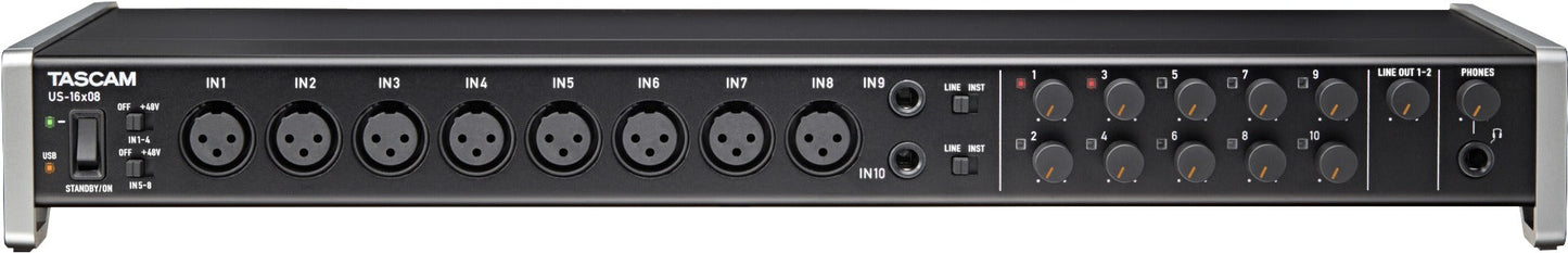 Tascam US-16x08 USB Audio/MIDI Interface