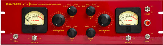 DW Fearn VT-2 Dual Channel Vacuum Tube Microphone Preamp