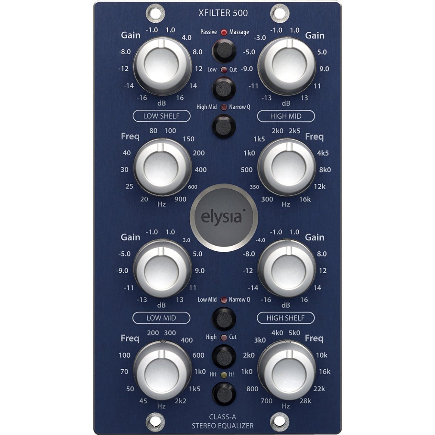 Elysia Xfilter 500-Series Class A Stereo Equalizer