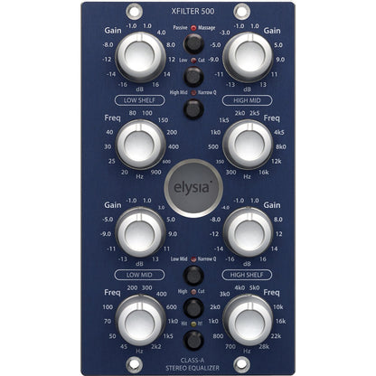 Elysia Xfilter 500-Series Class A Stereo Equalizer
