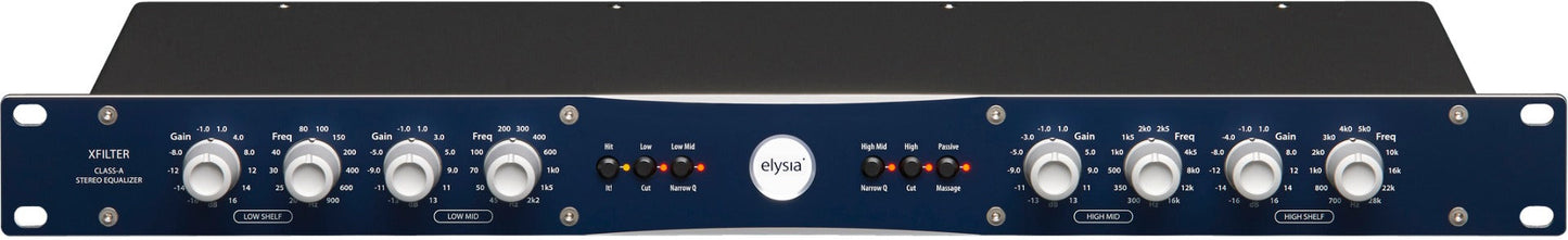 Elysia Xfilter Discrete Class A Stereo EQ In Standalone Rack Unit