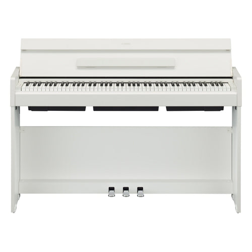 Yamaha YDPS35B 88-Note, Weighted Action Console Digital Piano - White Walnut